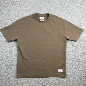 Reserved Supply Mens Oversize Fit Shirt Brown Size M Streetwear